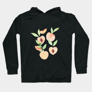 Watercolor Peaches Hoodie